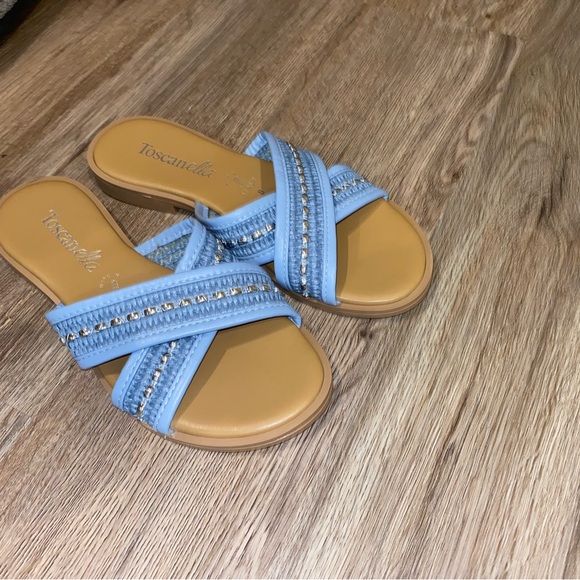 Toscanella Italy Blue Flats (NEVER WORN) - Picture 5 of 7